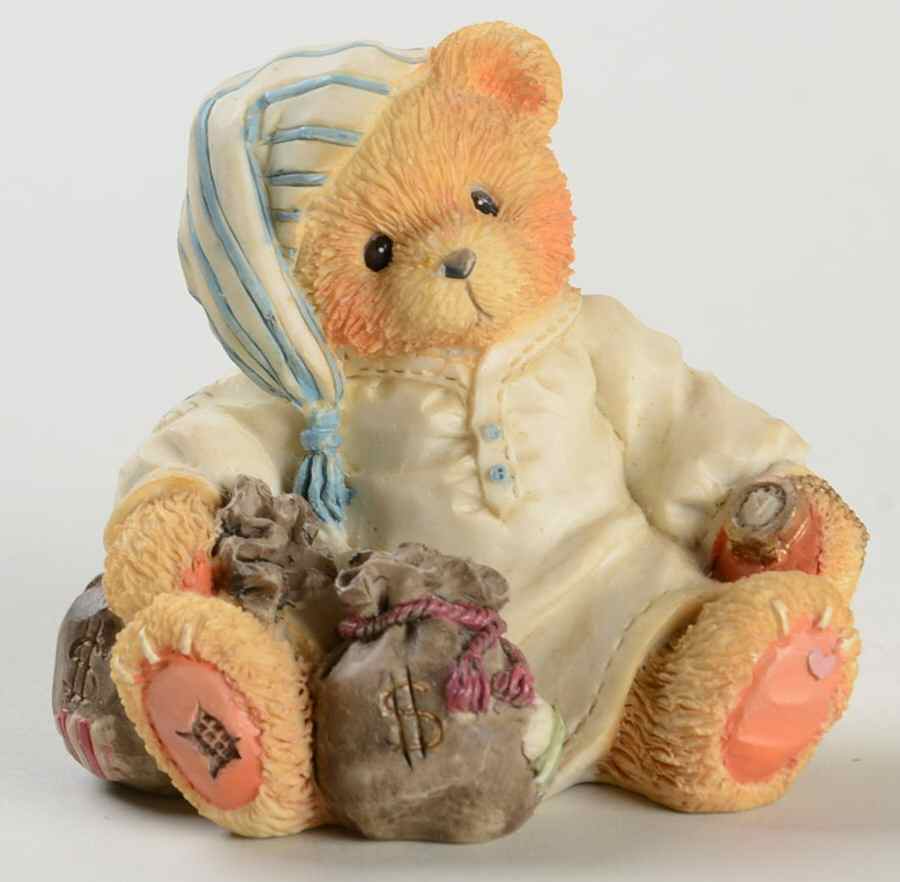 Dickens Village-Cherised Teddies Ebearnezer Scrooge - Boxed by Enesco-1