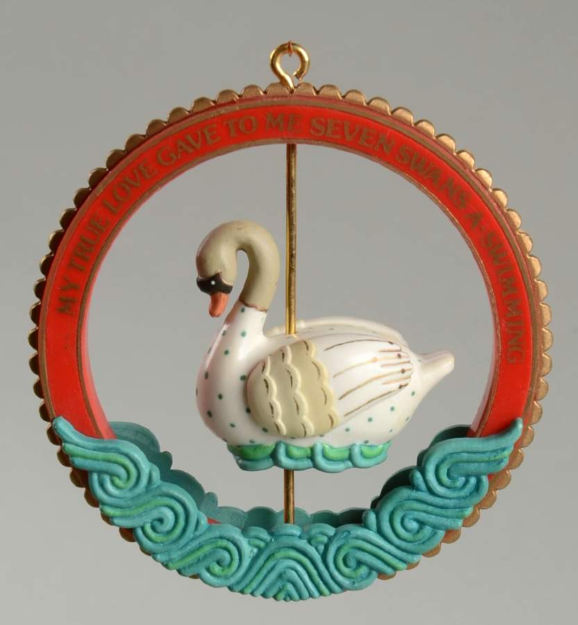 Twelve Days of Christmas Seven Swans A Swimming - Boxed by Enesco-1