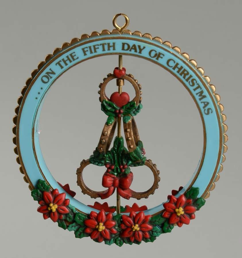 Twelve Days of Christmas Five Golden Ring - Boxed by Enesco-1