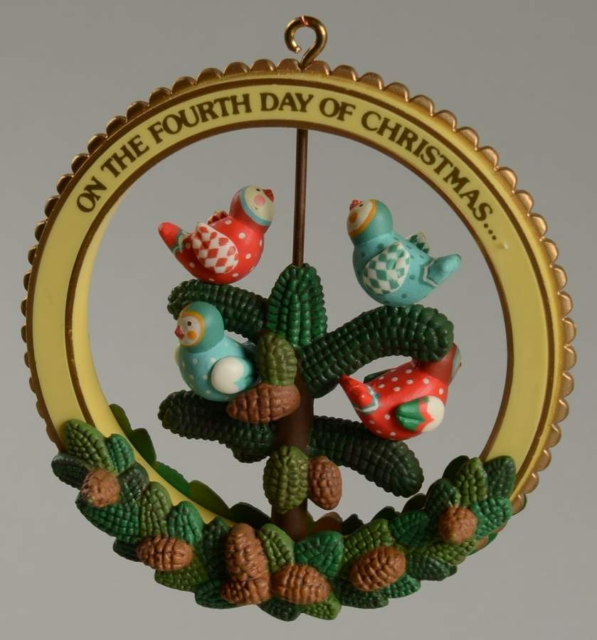 Twelve Days of Christmas Four Calling Birds - No Box by Enesco-1