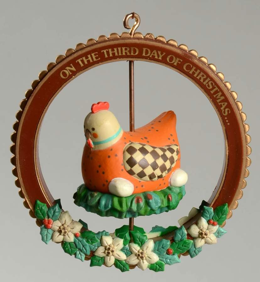 Twelve Days of Christmas Three French Hens - Boxed by Enesco-1