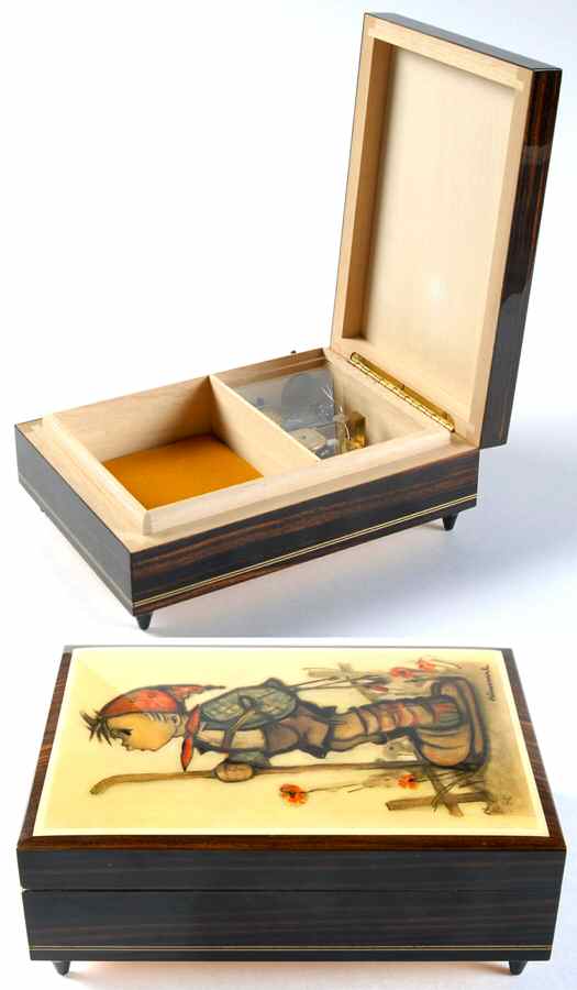 Hummel Music Box Little Hiker - Boxed by Ercolano-1