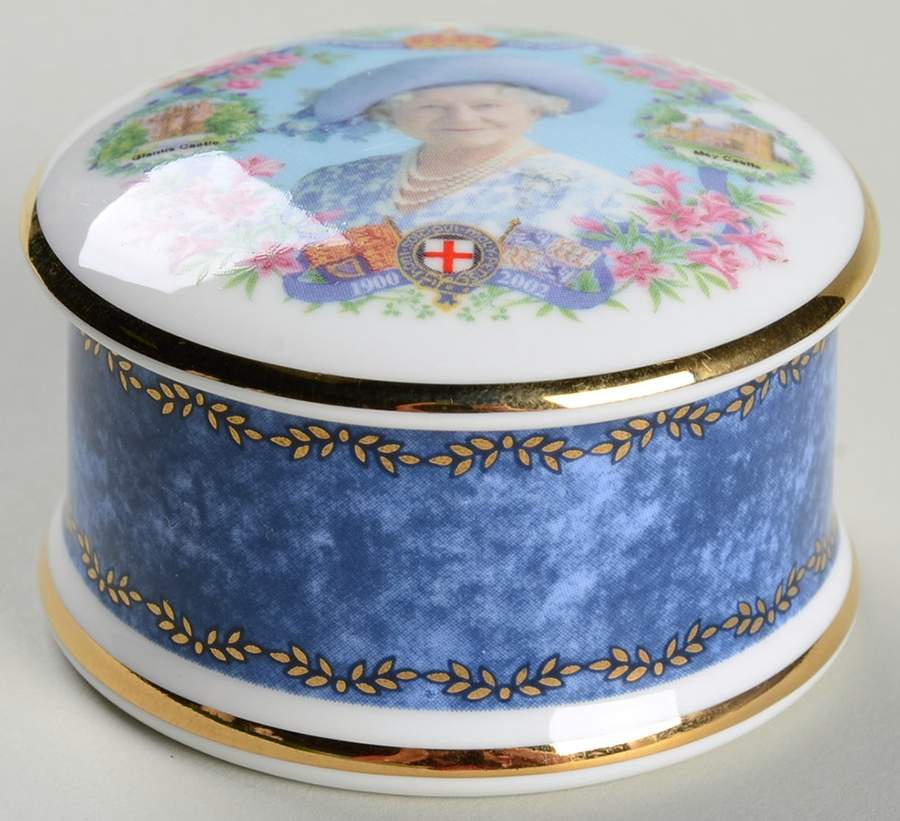 Royalty Giftware Queen Mother Memorial Box - No Box by Edwardian China-1
