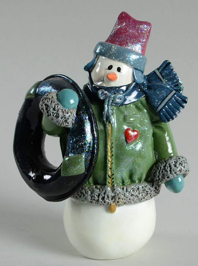 Snow Littles Snowman With Inner Tube - Boxed by Enesco-1