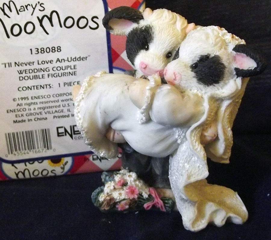 Mary's Moo Moos Wedding I'Ll Never Love An-Udder - No Box by Enesco-1