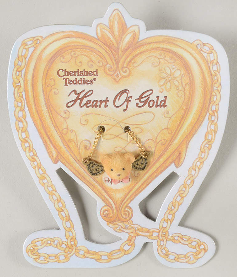 Cherished Teddies Jewelry Heart Of Gold - No Box by Enesco-1