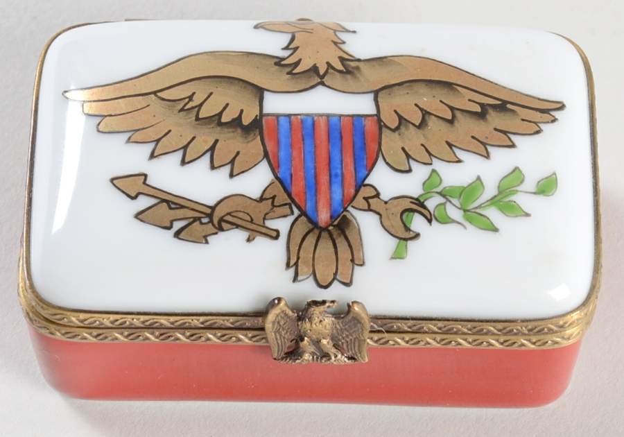 Eximious Limoges Box Great Seal-Eagle - No Box by Eximious-1