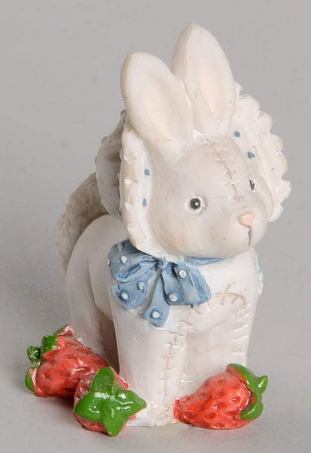 Down Strawberry Lane-Cherised Teddies Rabbit - No Box by Enesco-1