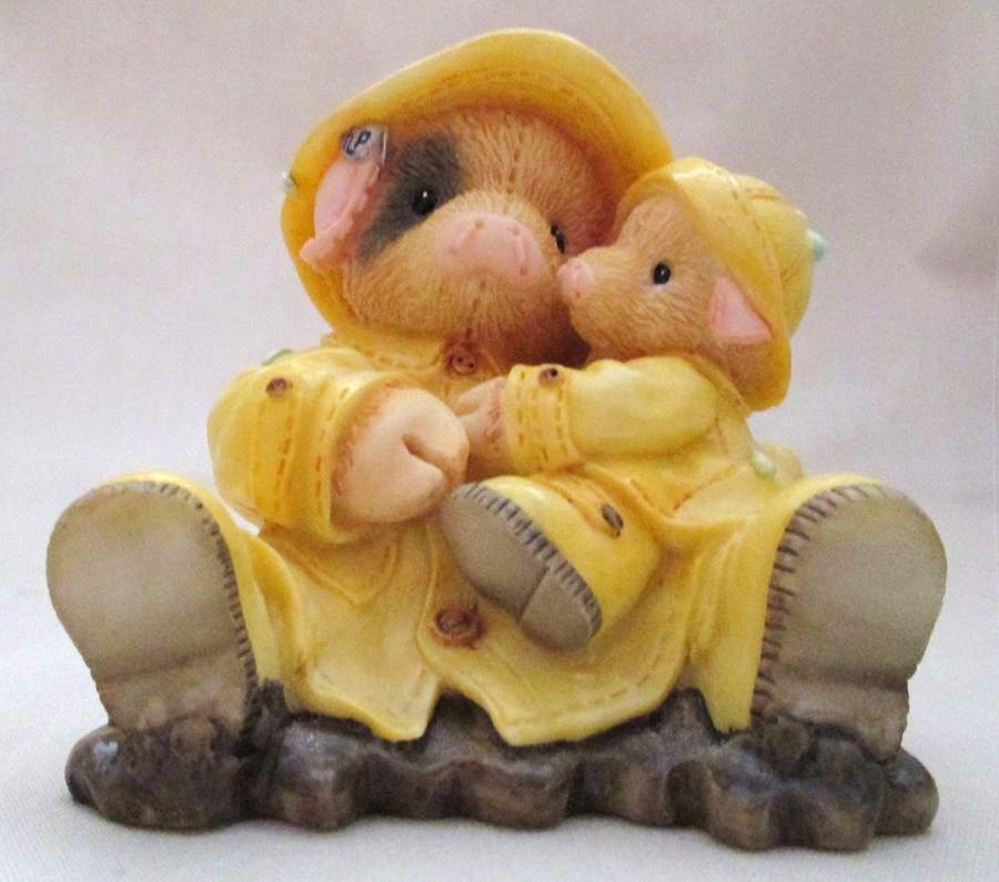 This Little Piggy Showering You With Hogs - Boxed by Enesco-1