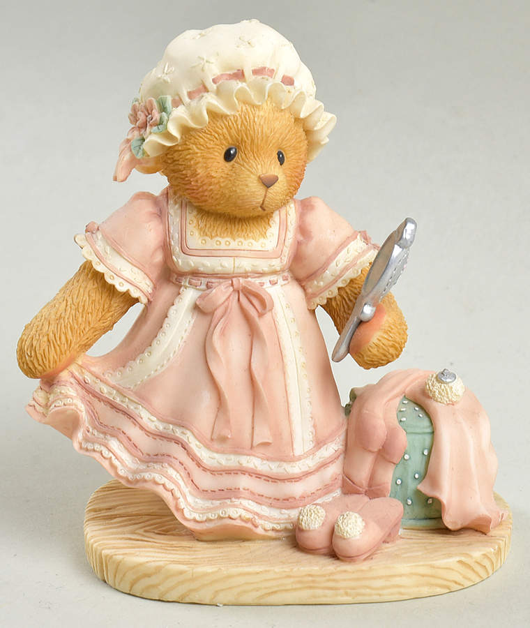 Bonnets and Bows-Cherished Teddies Collette-Outer Beauty Is A Reflection Of - Boxed by Enesco-1