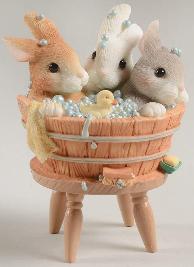 My Blushing Bunnies Bubbling Over With Joy - No Box by Enesco-1