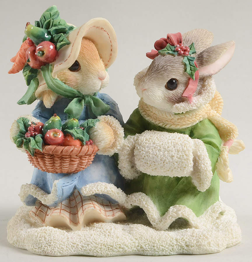 My Blushing Bunnies Hope Brings A Bountiful Harvest - No Box by Enesco-1