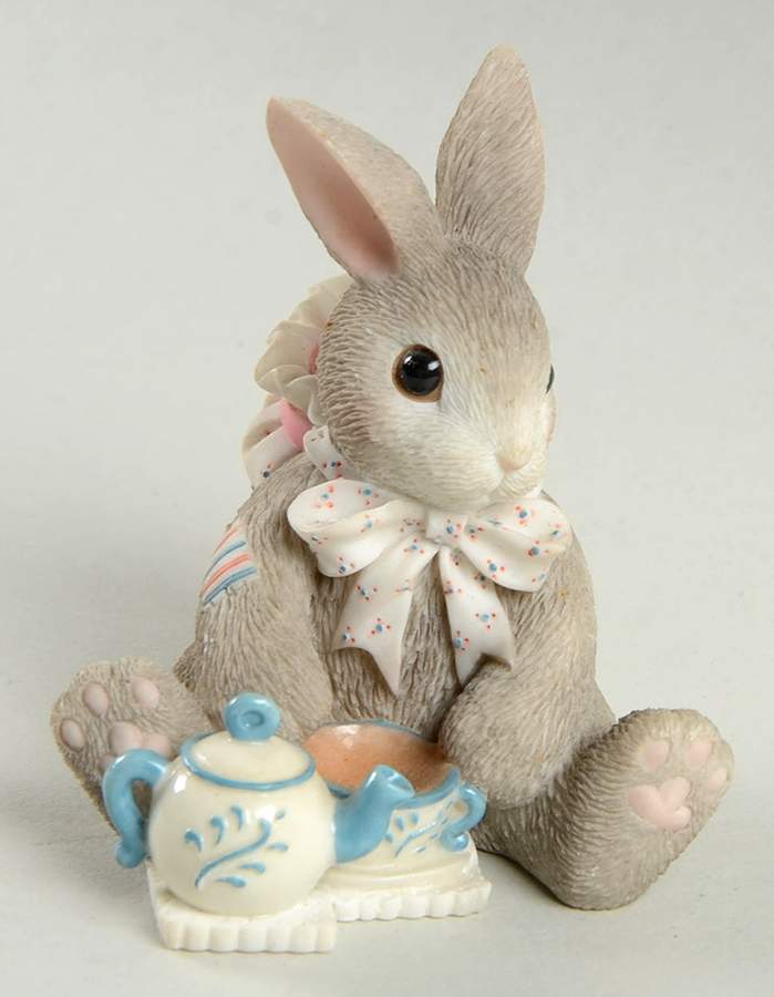 My Blushing Bunnies Blessings Pour Out With Friends - No Box by Enesco-1