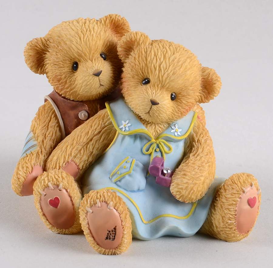 Cherished Teddies Wedding Theme Our Engagement Day - No Box by Enesco-1
