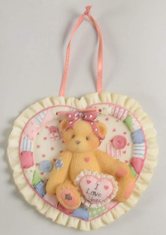 Cherished Teddies Plaques I Love You - Boxed by Enesco-1