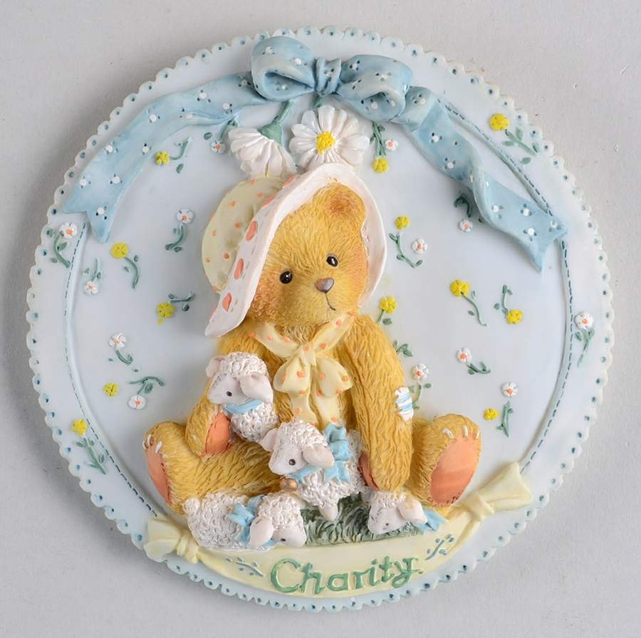 Cherished Teddies Plaques Charity - Boxed by Enesco-1