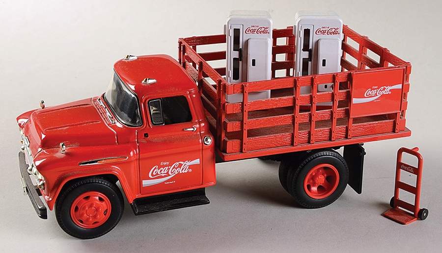 Coca-Cola Vehicle Banks Stake Truck With Coca Cola Vending Machi - Boxed by Ertl Collectibles-1
