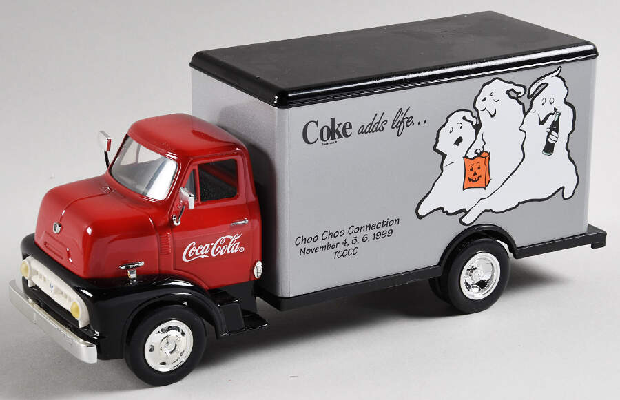 Delivery Truck Banks 1953 Ford Delivery Van-Coke - No Box by Ertl Collectibles-1