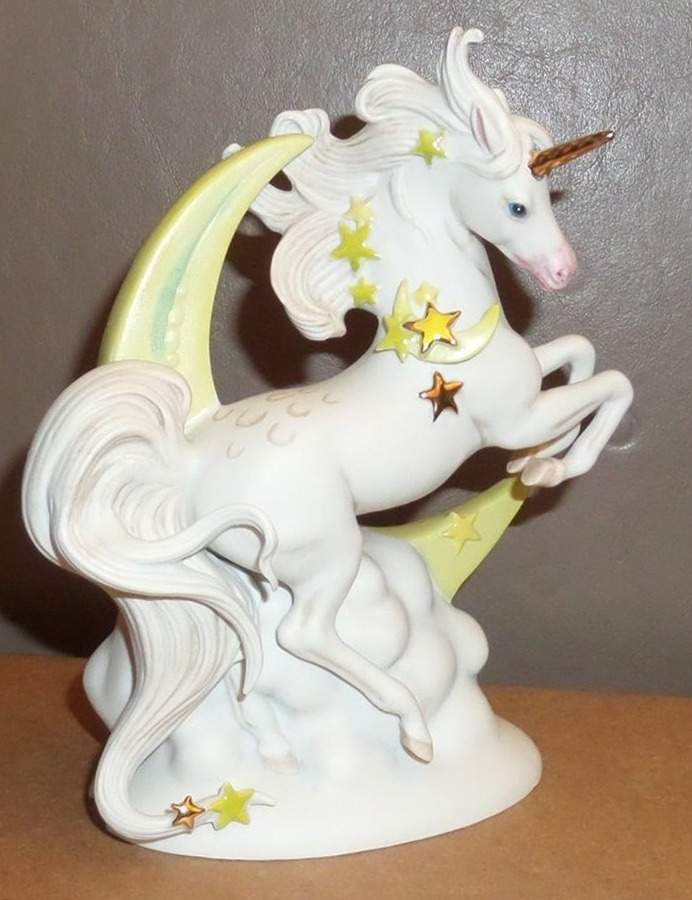 Elusive Legends Unicorn With Stars - No Box by Enesco-1