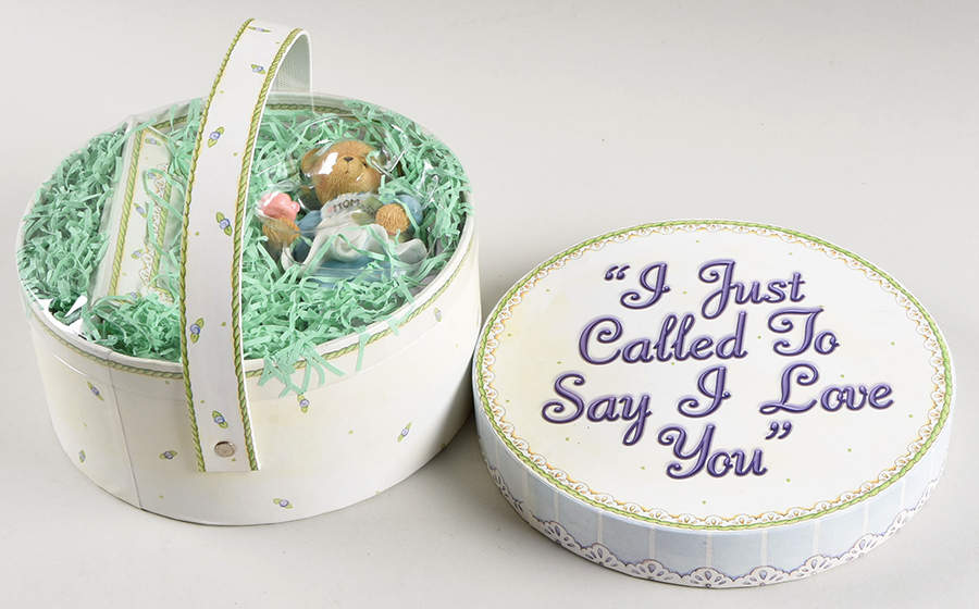 Cherished Teddies Giftware Mom-I Just Called Gift Set - Boxed by Enesco-1