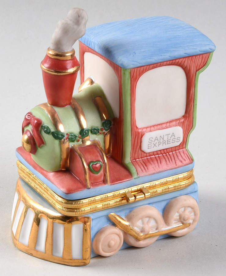 Santa Express Boxes Train Engine - No Box by Cherished Teddies-1