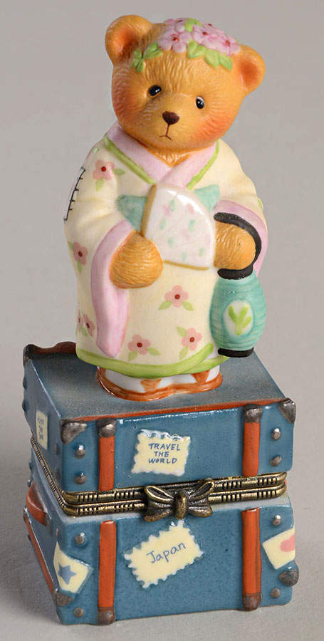 Across the Seas-Cherished Teddies Japanese Girl - Boxed by Enesco-1