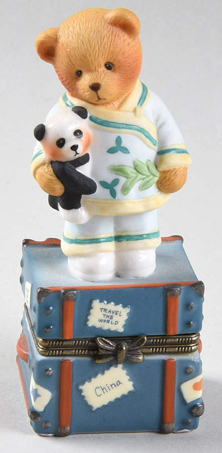 Across the Seas-Cherished Teddies Chinese Boy - Boxed by Enesco-1