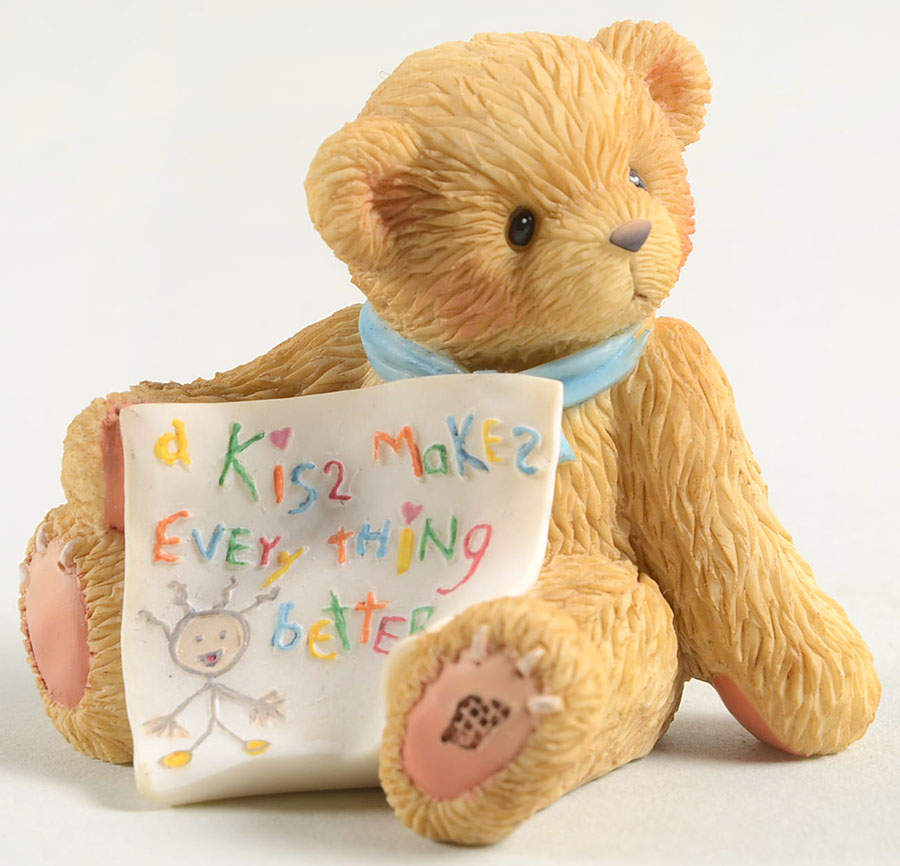 Heart Strings-Cherised Teddies A Kiss Makes Everything Better - Boxed by Enesco-1