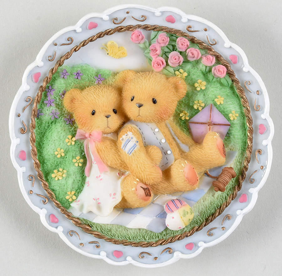 Cherished Teddies Plaquettes Best Friends Plaque - Boxed by Enesco-1
