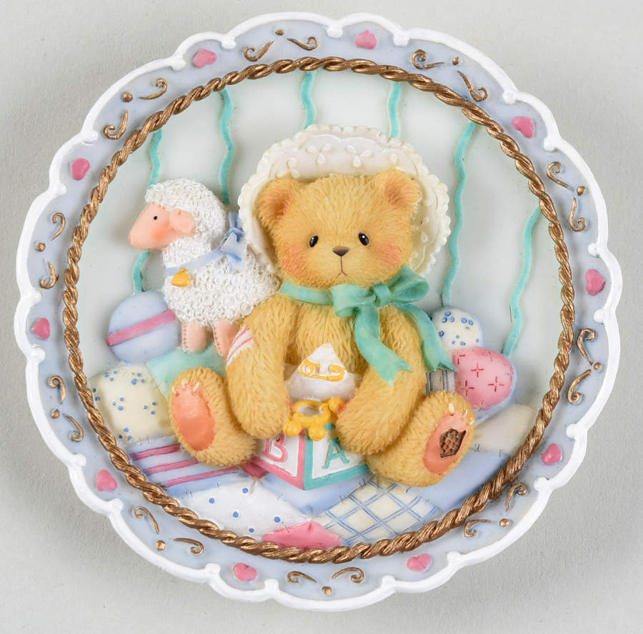 Cherished Teddies Plaquettes Baby's Plaque - Boxed by Enesco-1