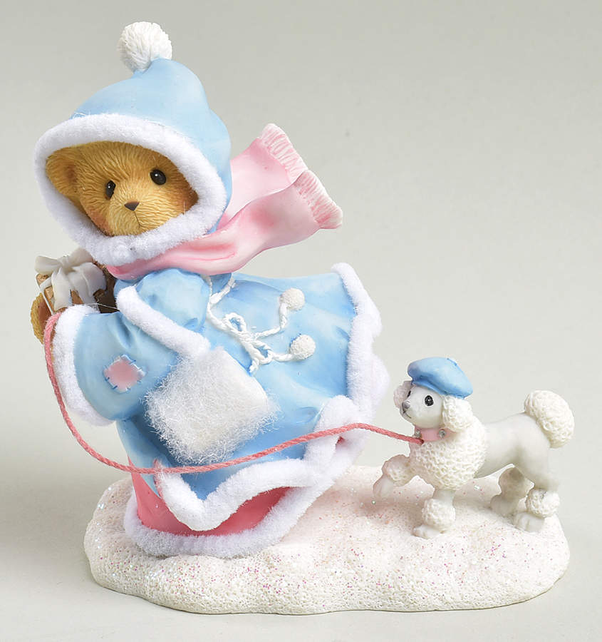 Cherished Teddies Christmas Brooklyn-We're Off To Make Hearts Merry - No Box by Enesco-1