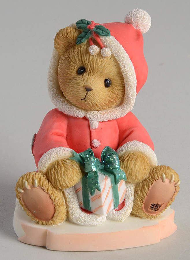 Cherished Teddies Christmas Wrapped Up In Christmas - Boxed by Enesco-1