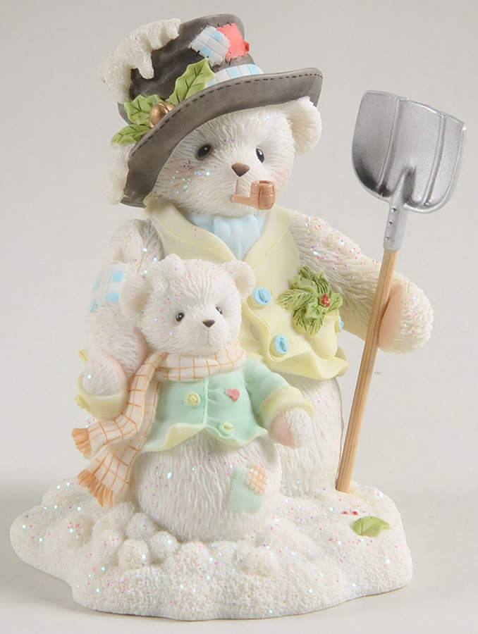 Cherished Teddies Snow Bears Mack & Mallory-It's Snowball Without You - No Box by Enesco-1