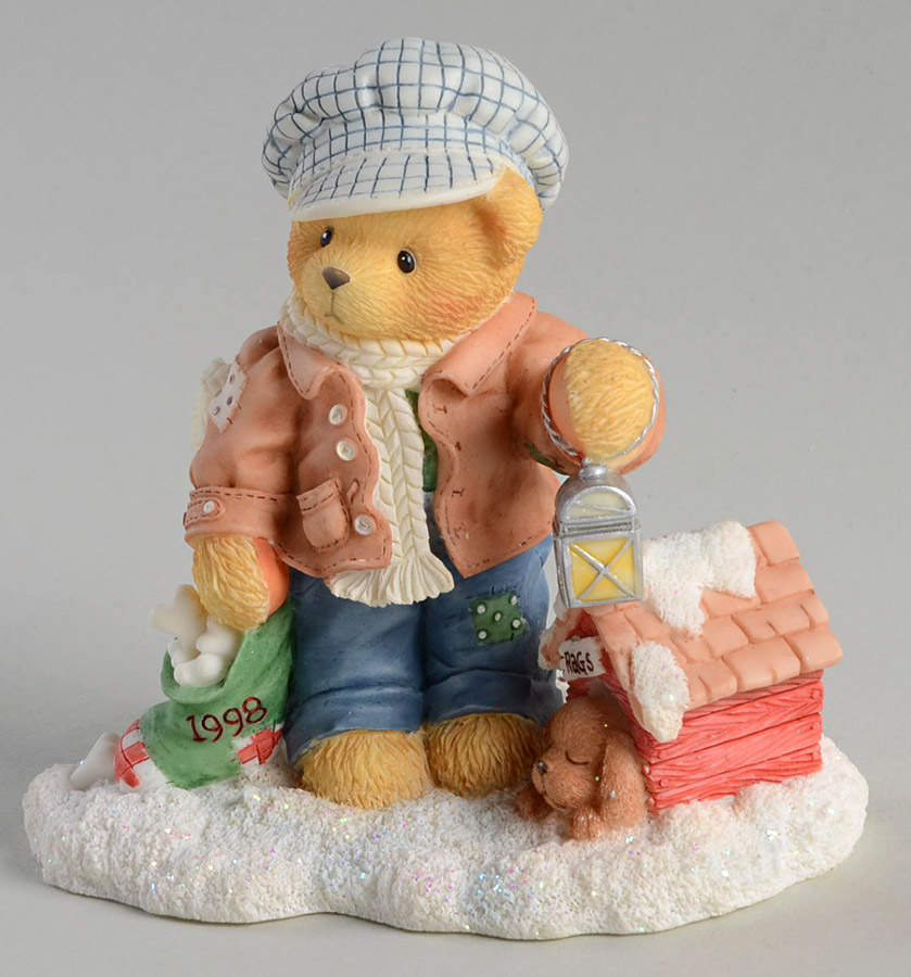 Cherished Teddies Annual Figurine Rich-Always Paws For Holiday Treats - No Box Nb1998 by Enesco-1