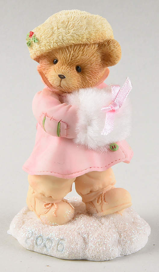 Cherished Teddies Annual Figurine Edie-Warm N' Wonderful Winter Greetings - No Box Nb2006 by Enesco-1