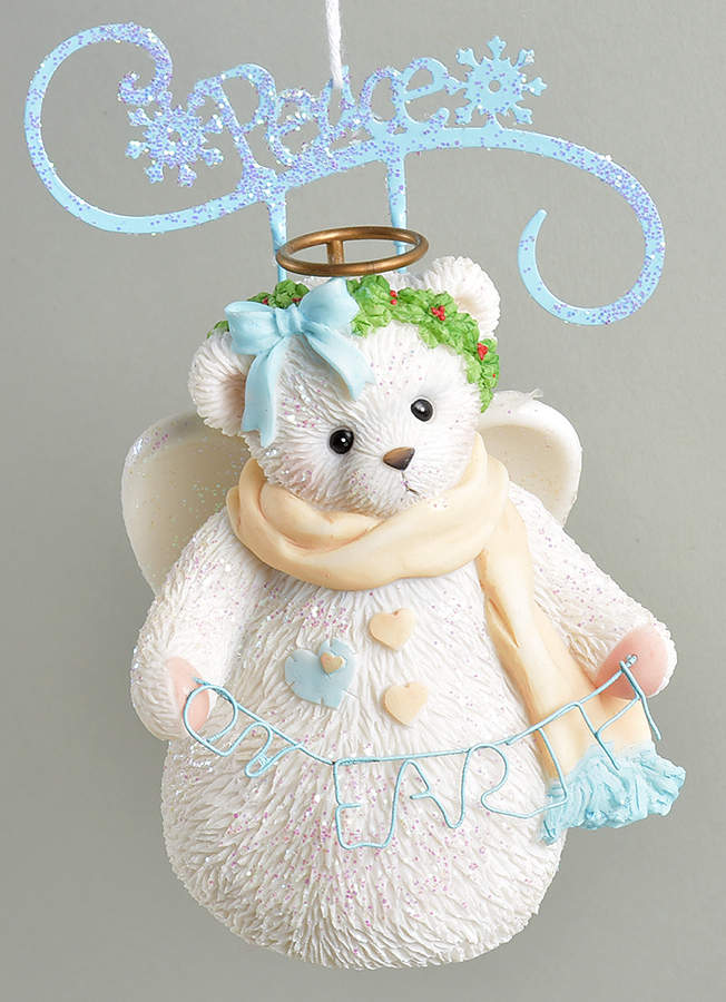 Snowbear Ornaments Peace On Earth - Boxed by Cherished Teddies-1