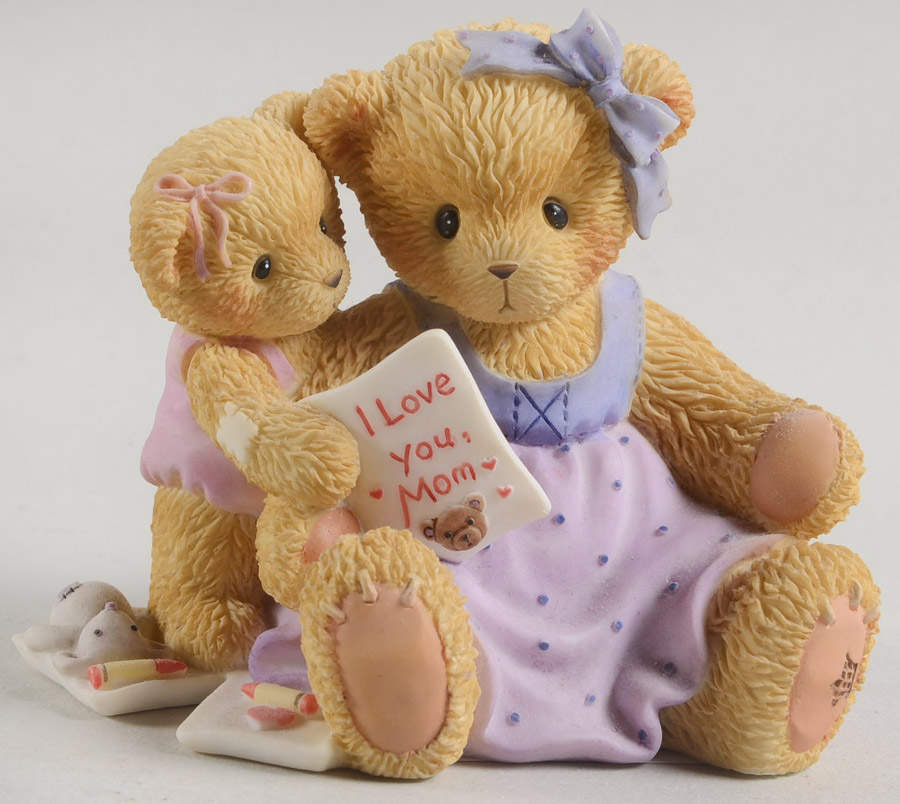 Carlton Cards Exclusives-Cherished Teddies Penelope & Tricia-All The Colors Of The  - Boxed by Enesco-1