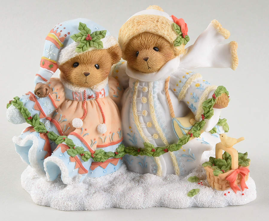 Laplander Series-Cherised Teddies Anja & Kirstyn-The Warmth Of Friendship - Boxed by Enesco-1