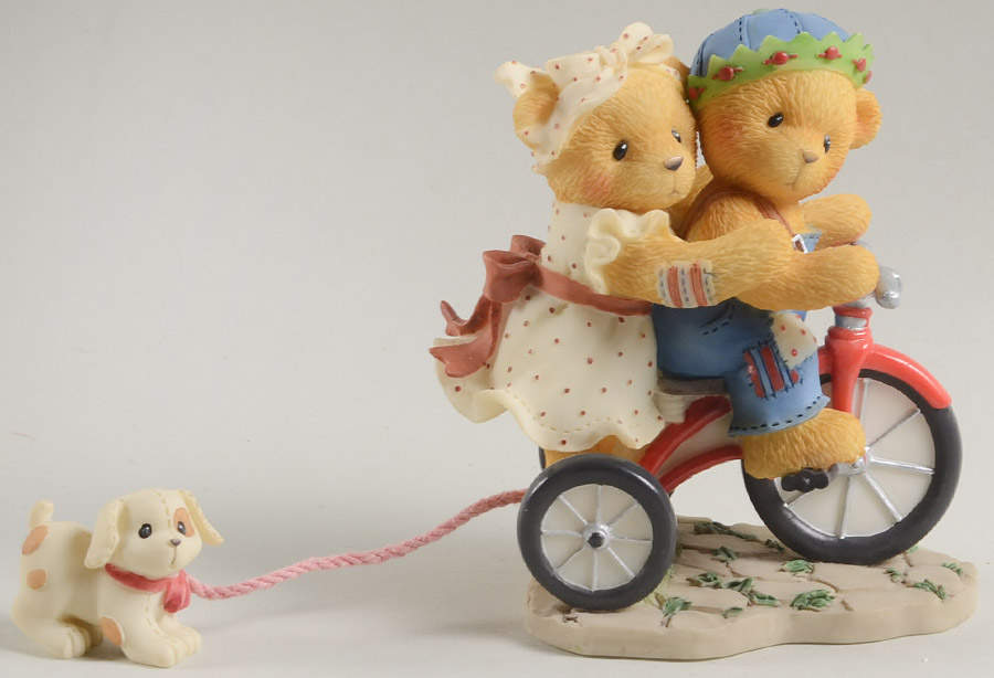 Adoption Center Exclusives-Cherished Teddies Sally & Skip-We Make A Perfect Team - Boxed by Enesco-1
