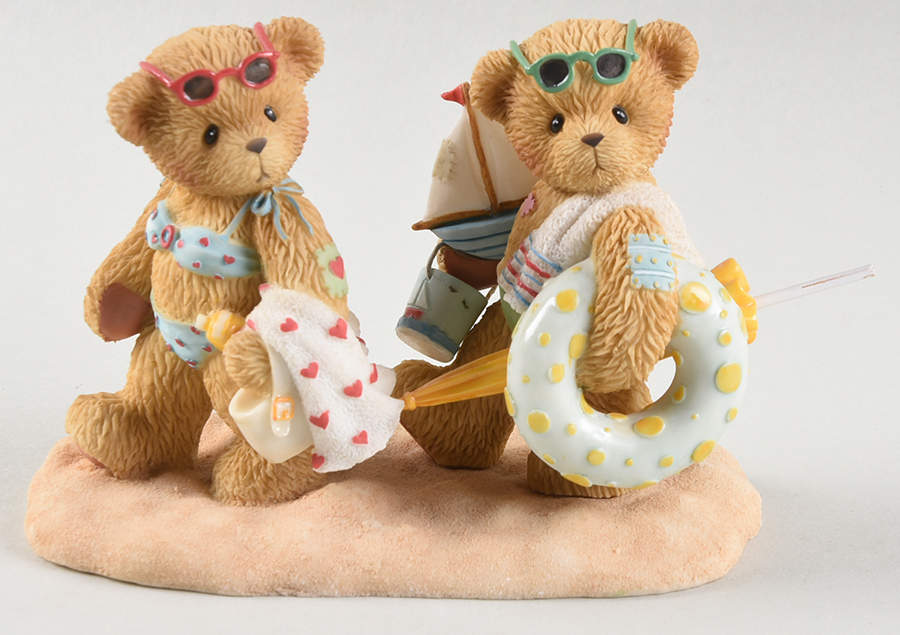 Adoption Center Exclusives-Cherished Teddies Marilyn & Blair-Ready For Fun In The Sun - No Box by Enesco-1