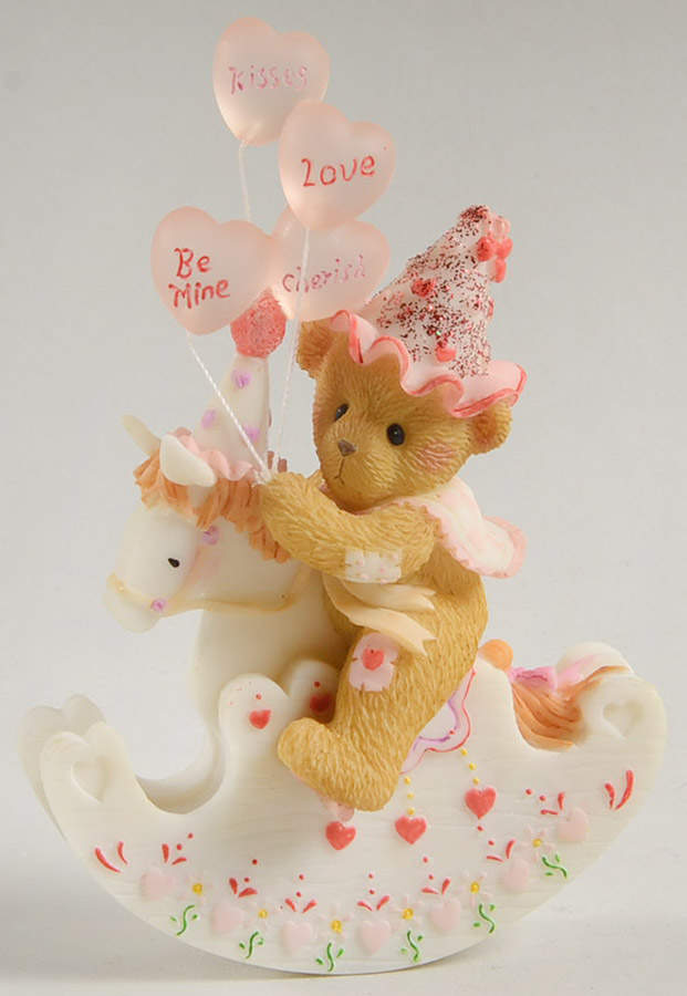 Cherished Teddies Valentine's Valerie-You Rock My World - Boxed by Enesco-1