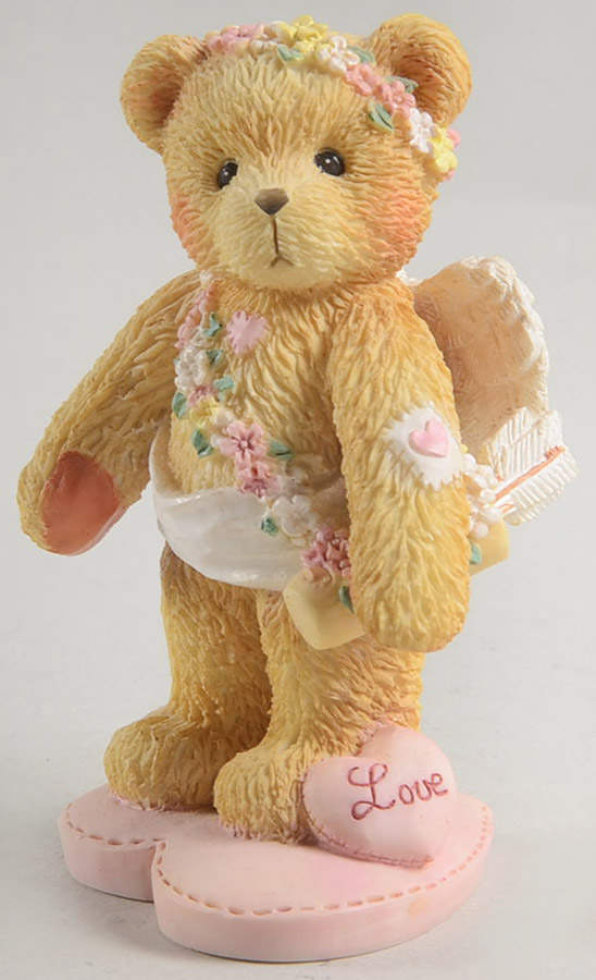 Cherished Teddies Valentine's Girl Cupid-Love - No Box by Enesco-1