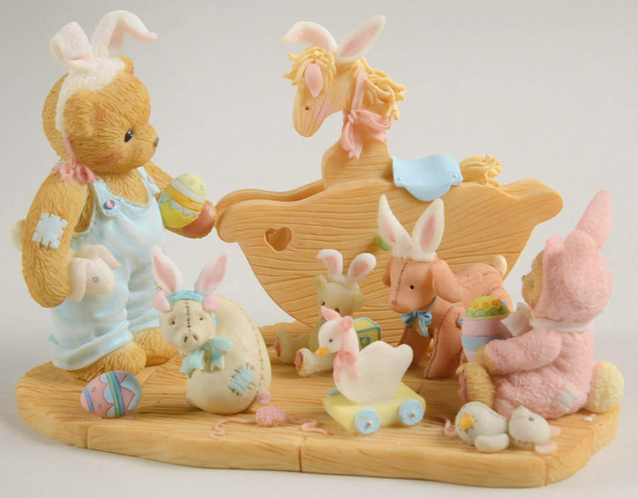 Cherished Teddies Easter & Spring Brianna- We Are All Ears - Boxed by Enesco-1