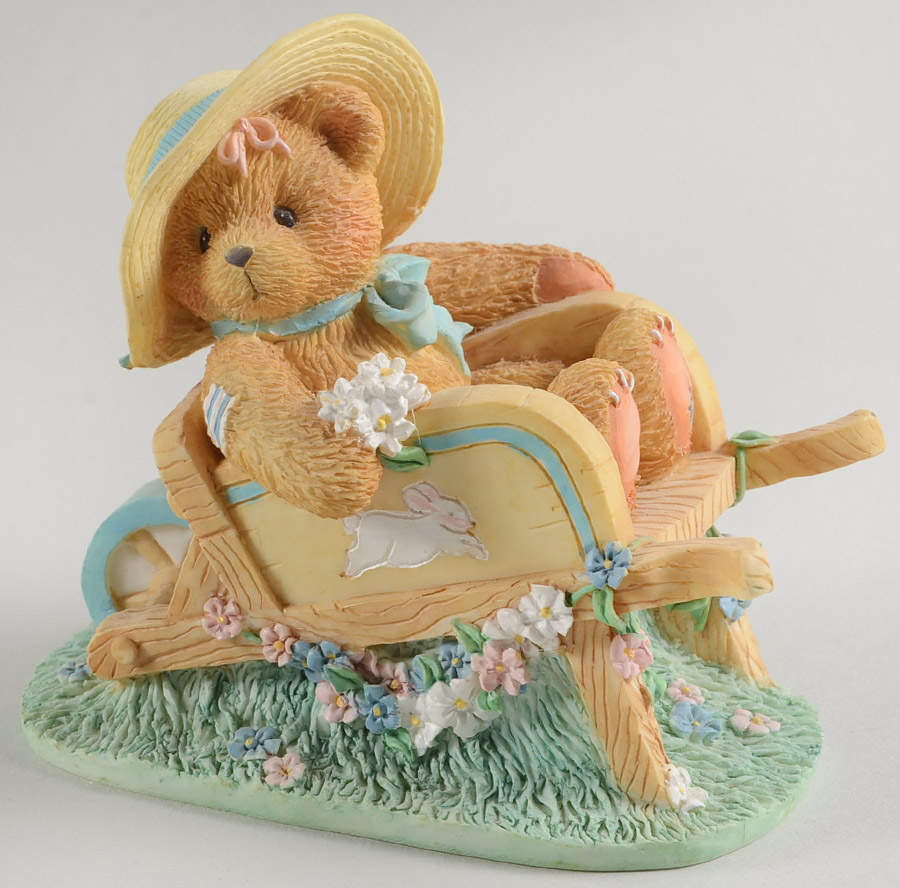 Cherished Teddies Easter & Spring Jennifer-Gathering The Blooms Of Friends - Boxed by Enesco-1