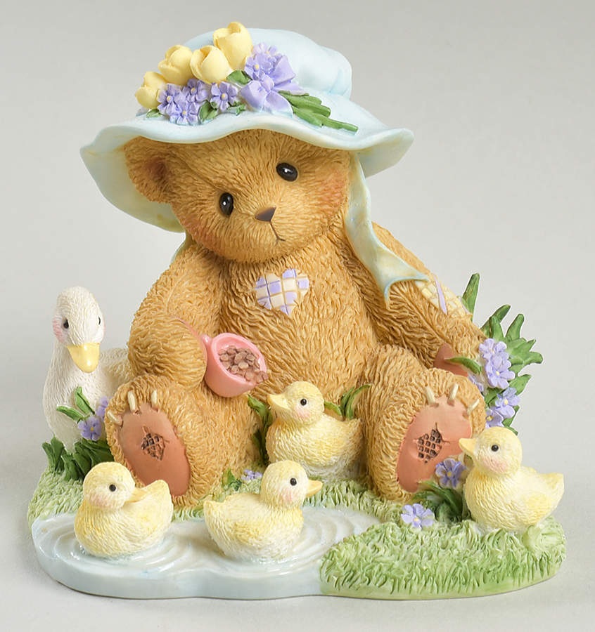 Cherished Teddies Easter & Spring Gayle- Our Friendships As Sweet As A Fra - No Box by Enesco-1