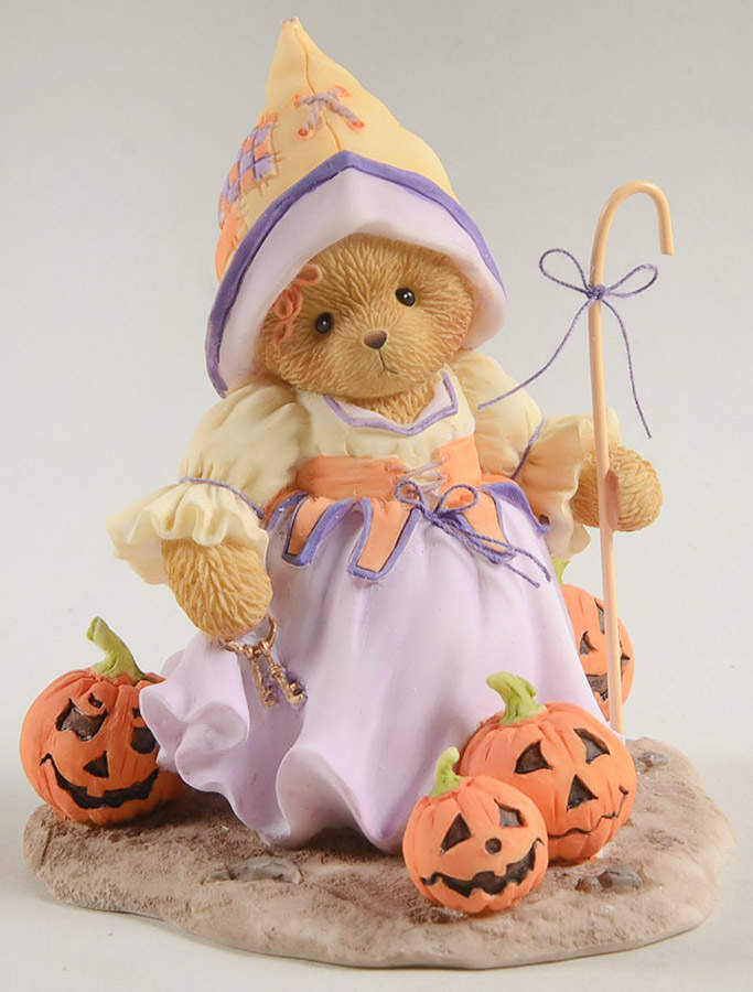 Cherished Teddies Halloween Esmeralda-A Witch's Garden - With Box by Enesco-1