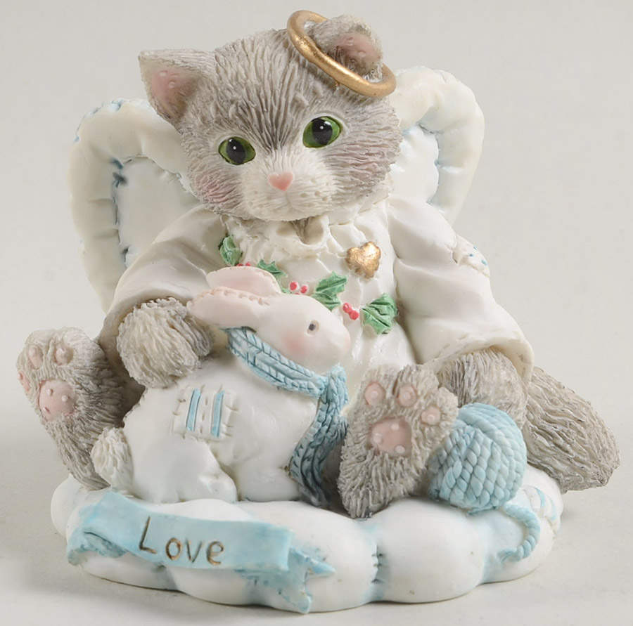 Calico Kittens Christmas A Loving Gift - With Box by Enesco-1