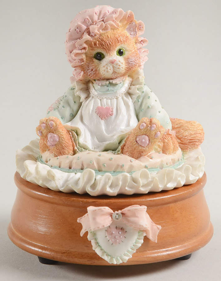 Calico Kittens Musicals Kittens On Blanket Musical  - No Box by Enesco-1
