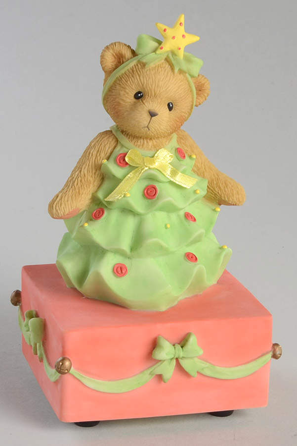 Cherished Teddies Christmas Musicals O Christmas Tree  - With Box by Enesco-1