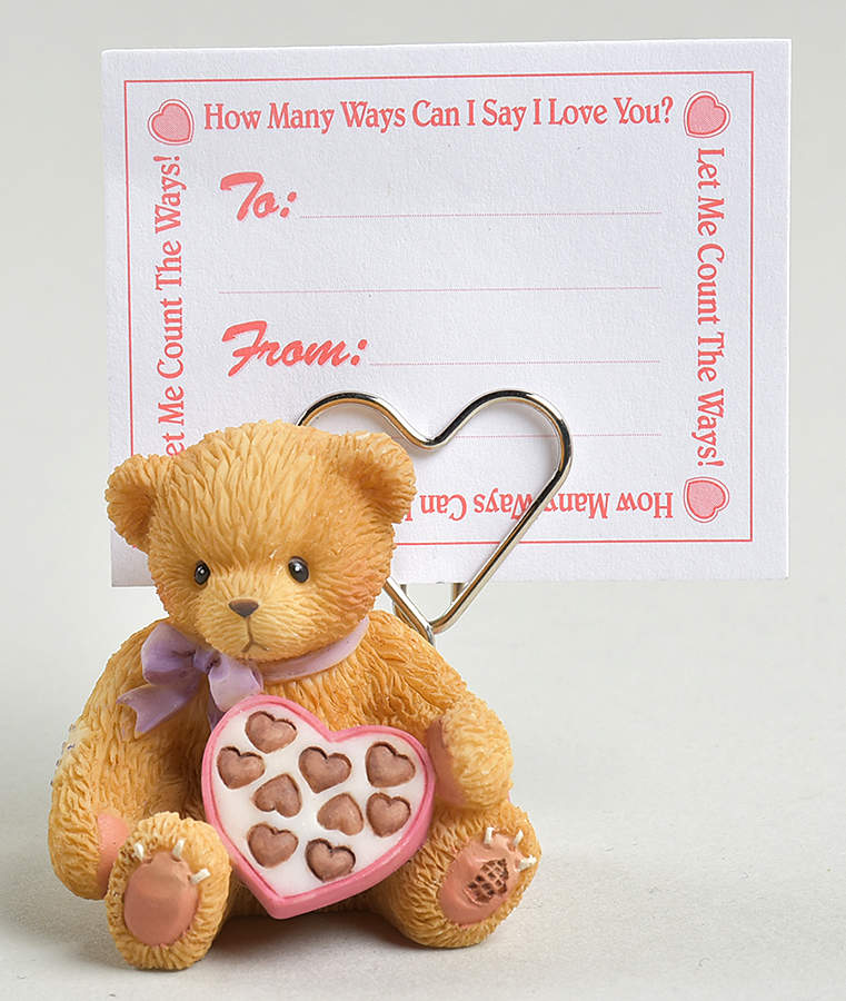 Sentiment Note Card Holders I'Ll Say It With Chocolates - Boxed by Enesco-1